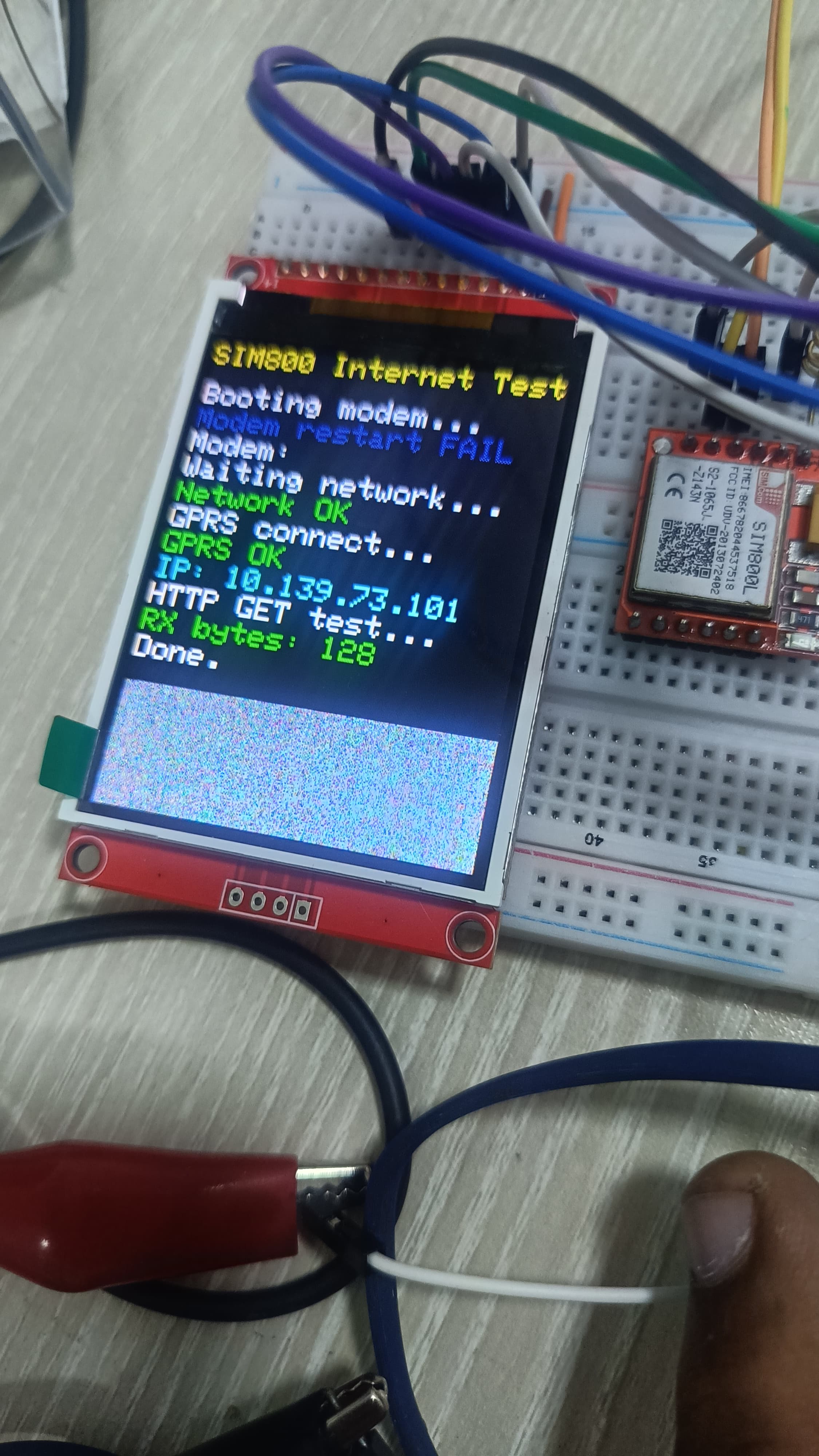SIM800 GPRS MQTT Test: Bringing Cellular IoT Online Without Wi-Fi