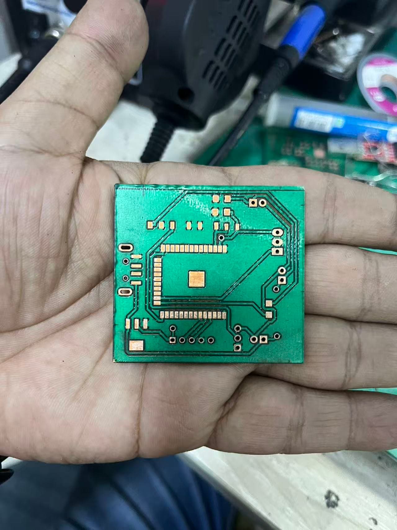 Bare ESP32 IR remote PCB