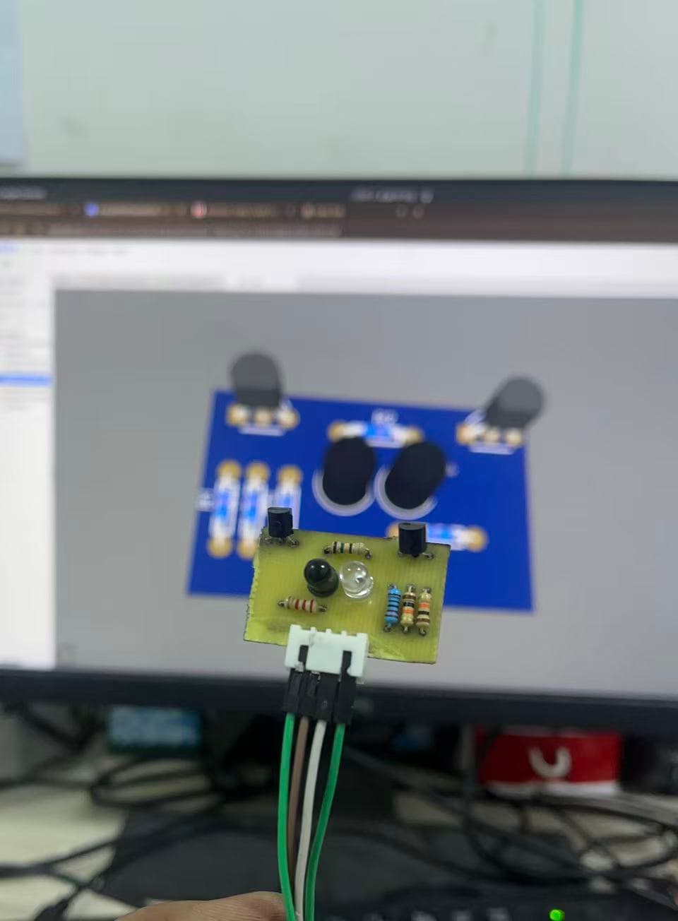 IR LED receiver prototype